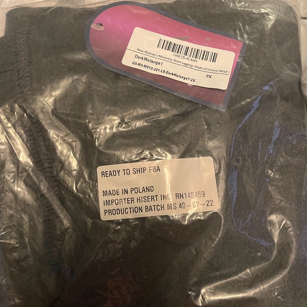 Womens maternity  2XL short leggings